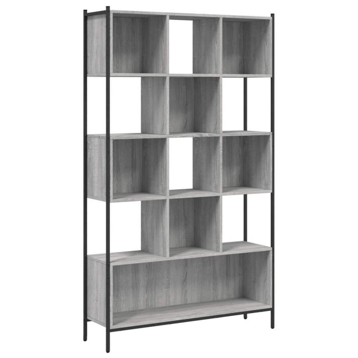 VIDAXL Bibliotheque sonoma gris 102x28x172 cm bois d'ingenierie