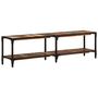 Voir la diapositive 5 : VIDAXL Meuble TV 150x30x41 cm bois massif de recuperation
