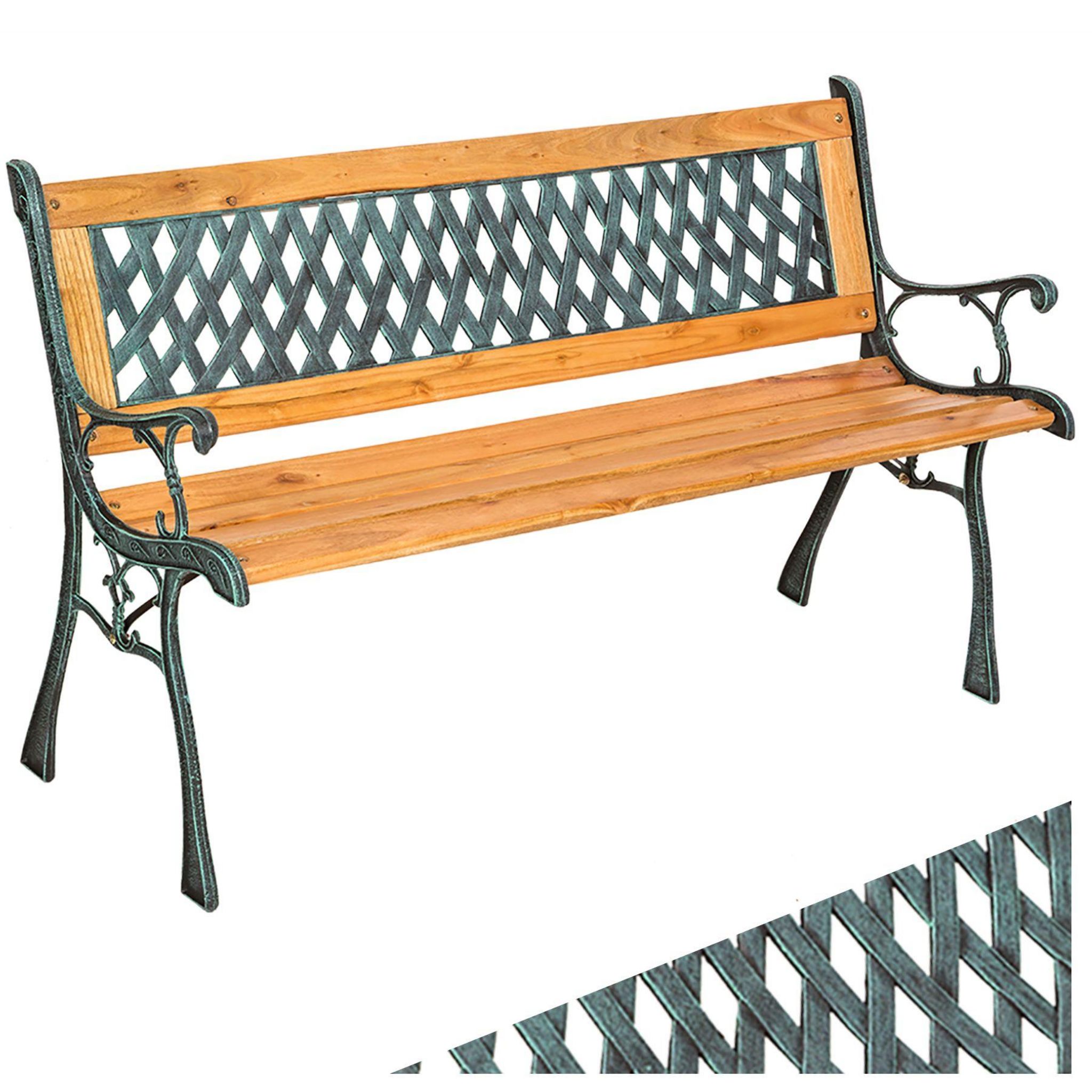 tectake Banc de jardin 2 places