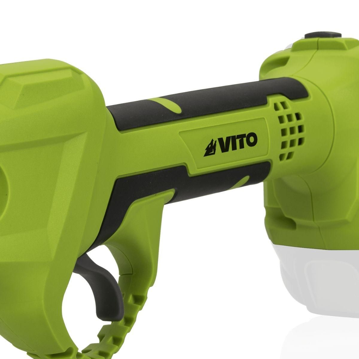 VITO Sécateur sans fil 20V + Batterie Lithium 2Ah Ø de coupe 30 mm Moteur Brushless Chargeur rapide VITO