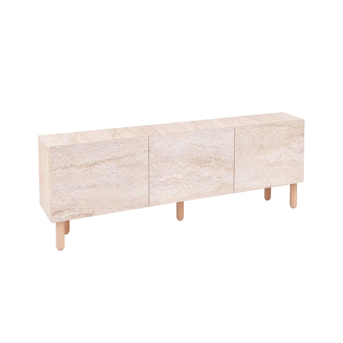 Habitat et Jardin Meuble TV en bois  Alvin  - 180 x 31 x 42 cm - Beige