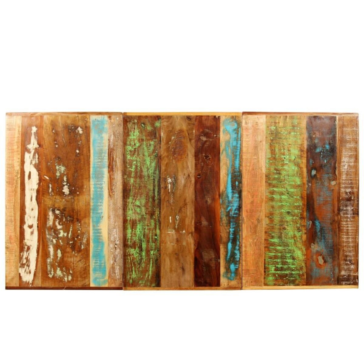 VIDAXL Table a manger Bois de recuperation massif 180 cm