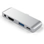 Voir la diapositive 2 : SATECHI Hub USB Satechi HUB USB C 4 EN 1 SILVER POUR IPAD PRO