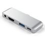 Voir la diapositive 2 : SATECHI Hub USB Satechi HUB USB C 4 EN 1 SILVER POUR IPAD PRO