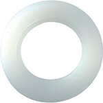 CENTRALE BRICO Lot de 10 rondelles nylon plastifié, H.25 x L.25 x P.3 mm