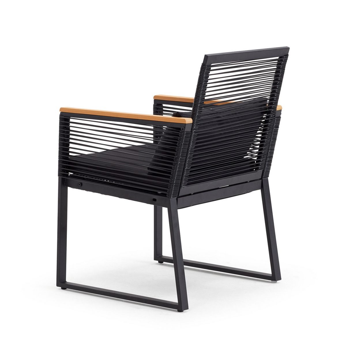 Oviala Salon bas de jardin en acier 5 personnes AGDE