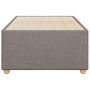 Voir la diapositive 4 : VIDAXL Cadre de lit sans matelas taupe 100x200 cm tissu