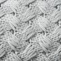 Voir la diapositive 4 : ATMOSPHERA Coussin Déco  Maille  40x40cm Gris