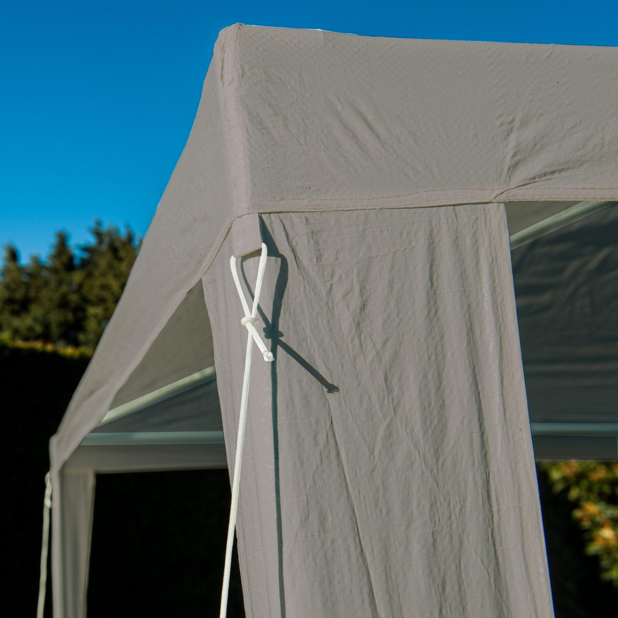 Voir la diapositive 2 : WERKAPRO Tente de réception couleur taupe  3x3m  WERKA PRO