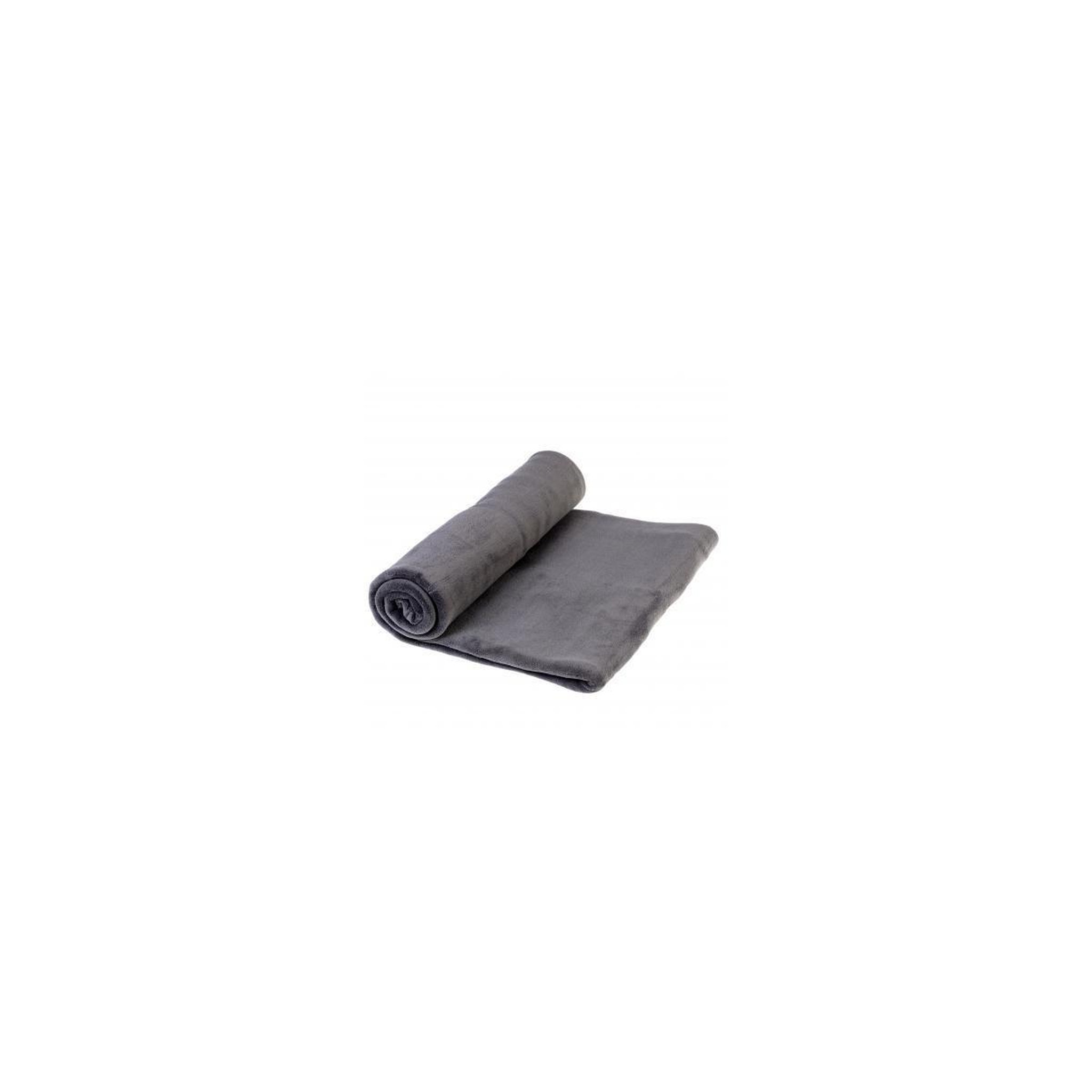 Voir la diapositive 2 : ATMOSPHERA Plaid  Microfibre  130x180cm Gris Foncé