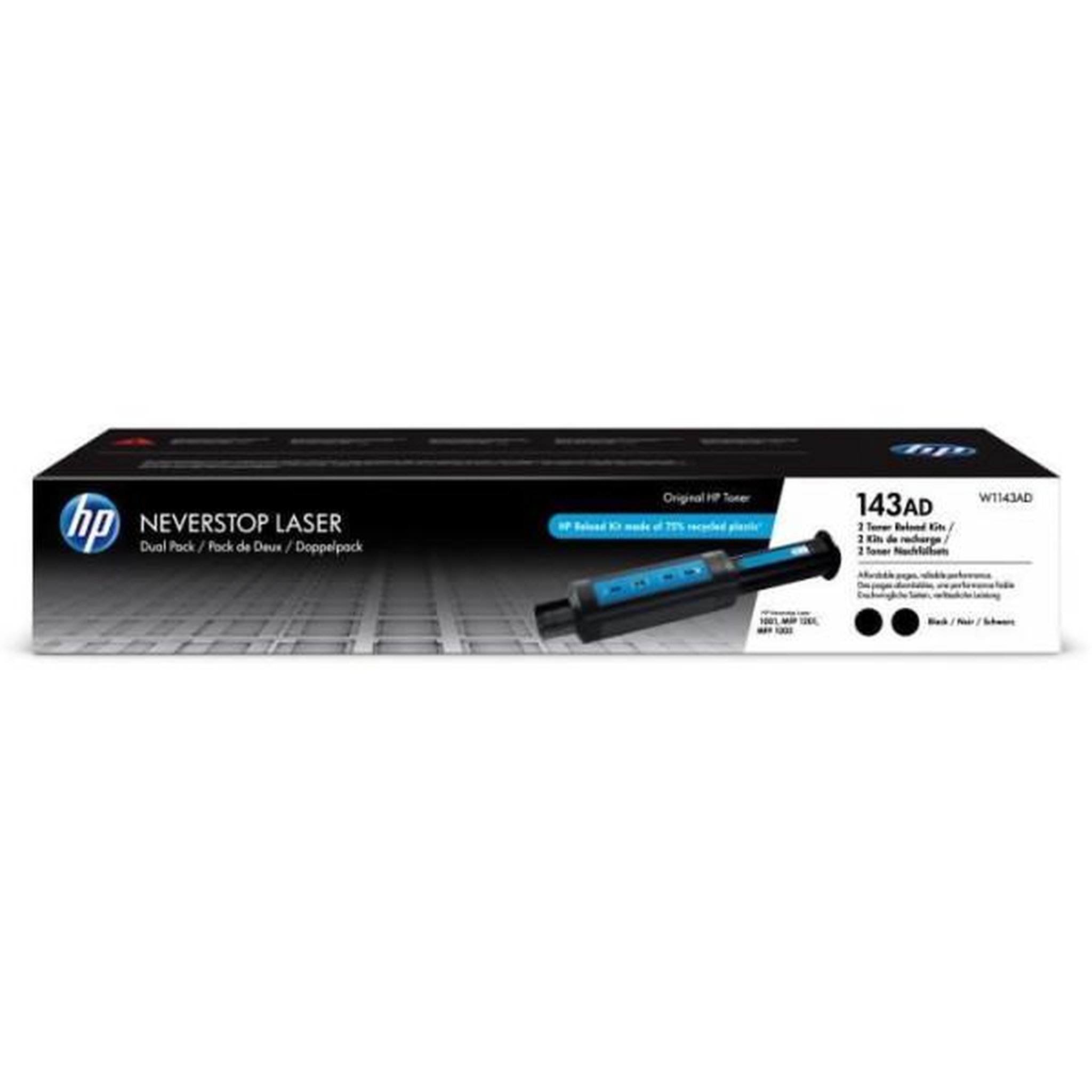 HP Cartouche d'encre Hp TONER NEVERSTOP 143AD NOIR