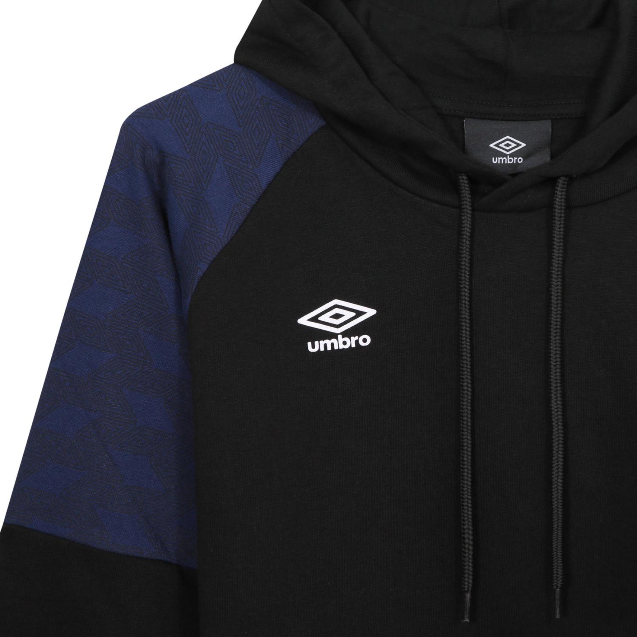 Voir la diapositive 2 : UMBRO Sweat à capuche zippé homme bicolore avec poches et logo 1224690
