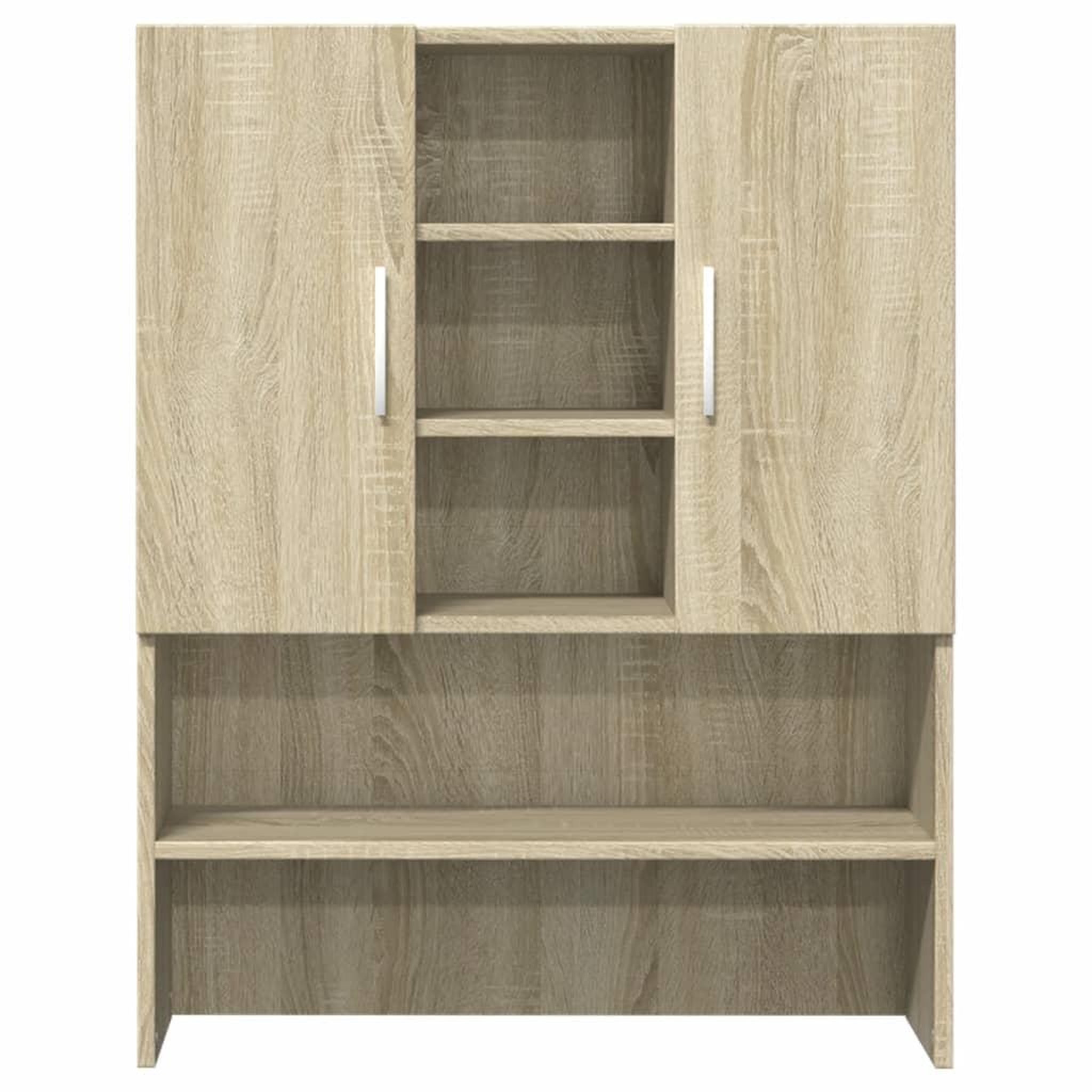 Voir la diapositive 5 : VIDAXL Armoires pour machine a laver 2pcs chene sonoma bois ingenierie