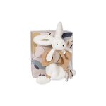 DOUDOU ET COMPAGNIE Doudou pompon Doudou et Compagnie Happy Wild Naturel