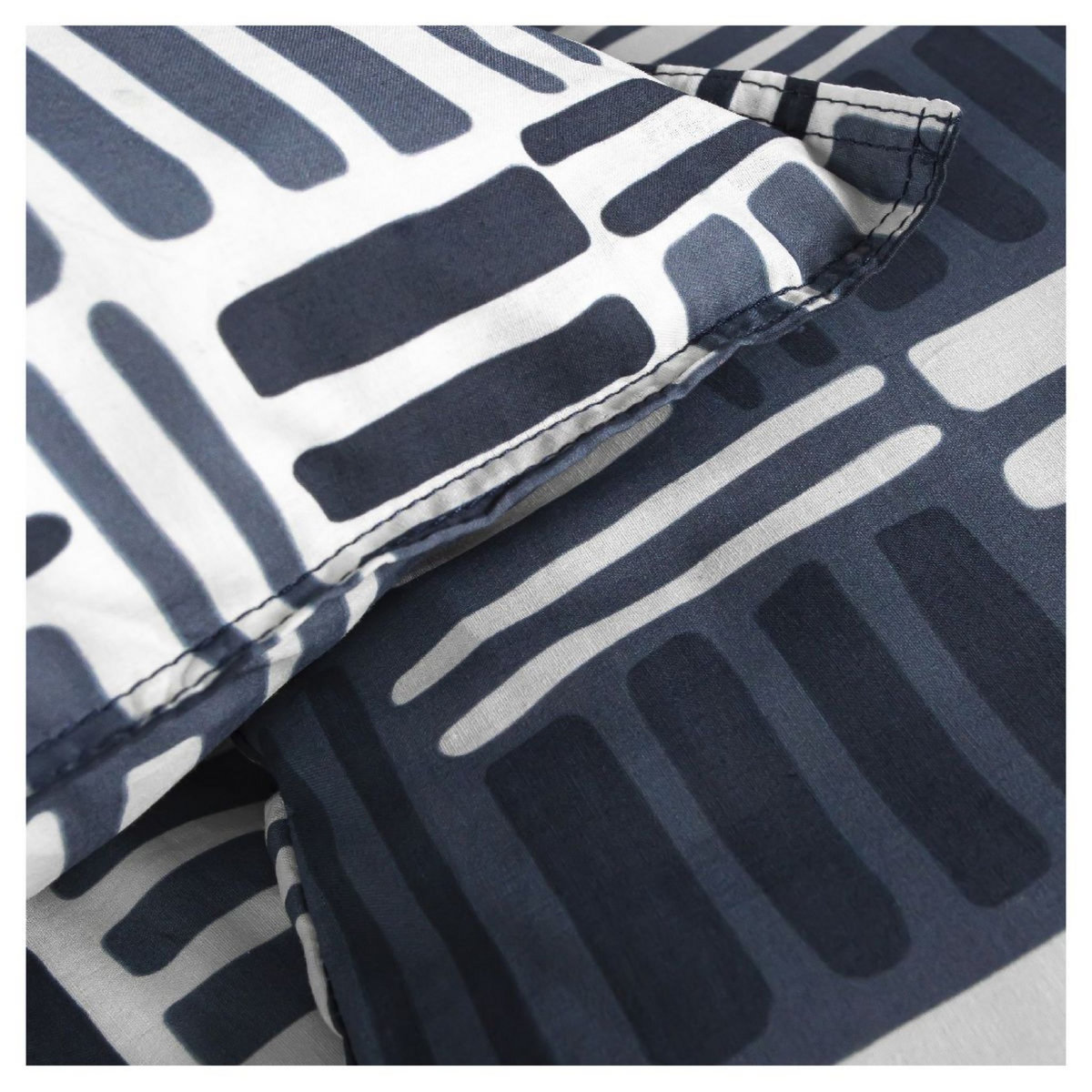 Parure housse de couette fantaisie en coton 57 fils RAPHAEL