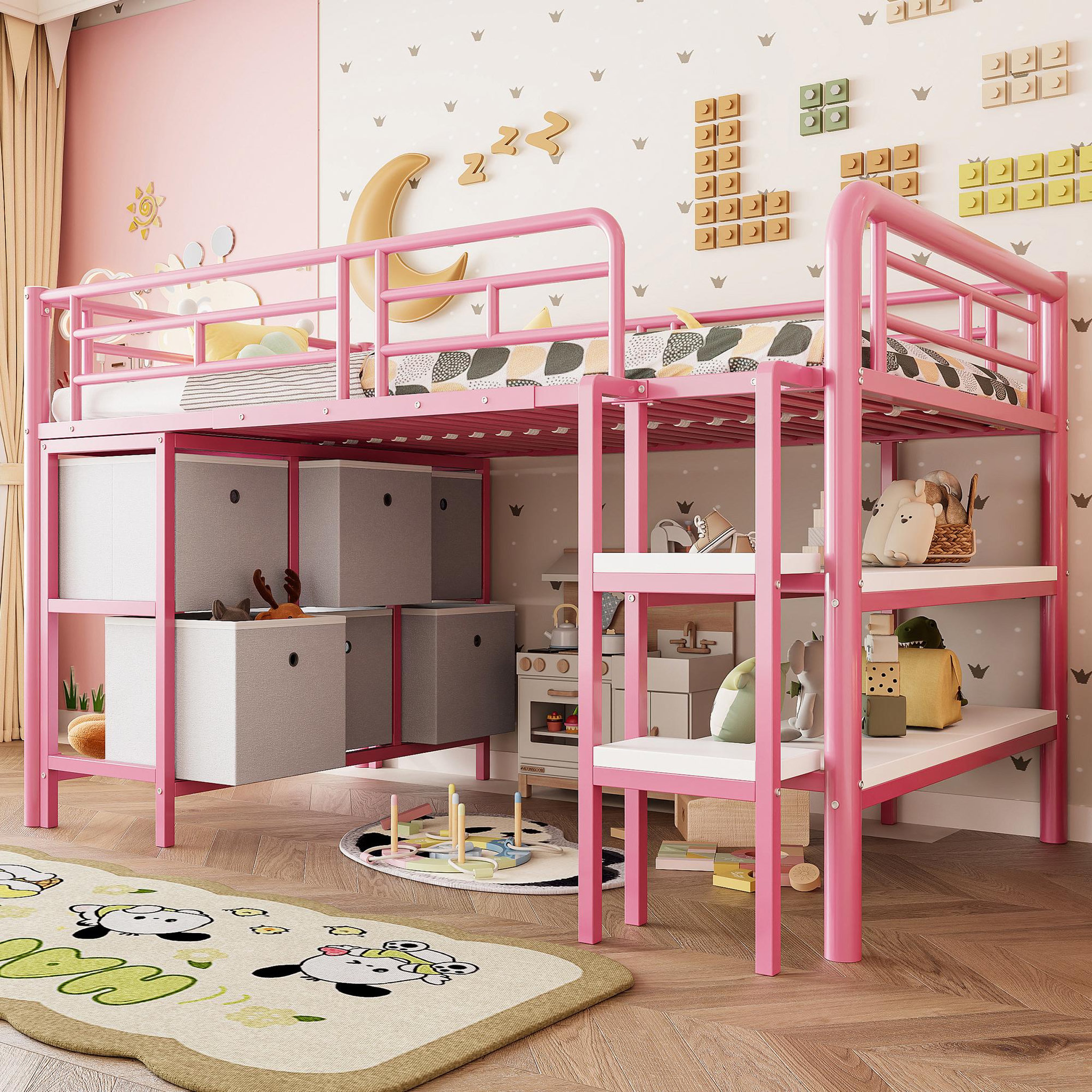 Voir la diapositive 4 : MERAX Lit mezzanine enfant