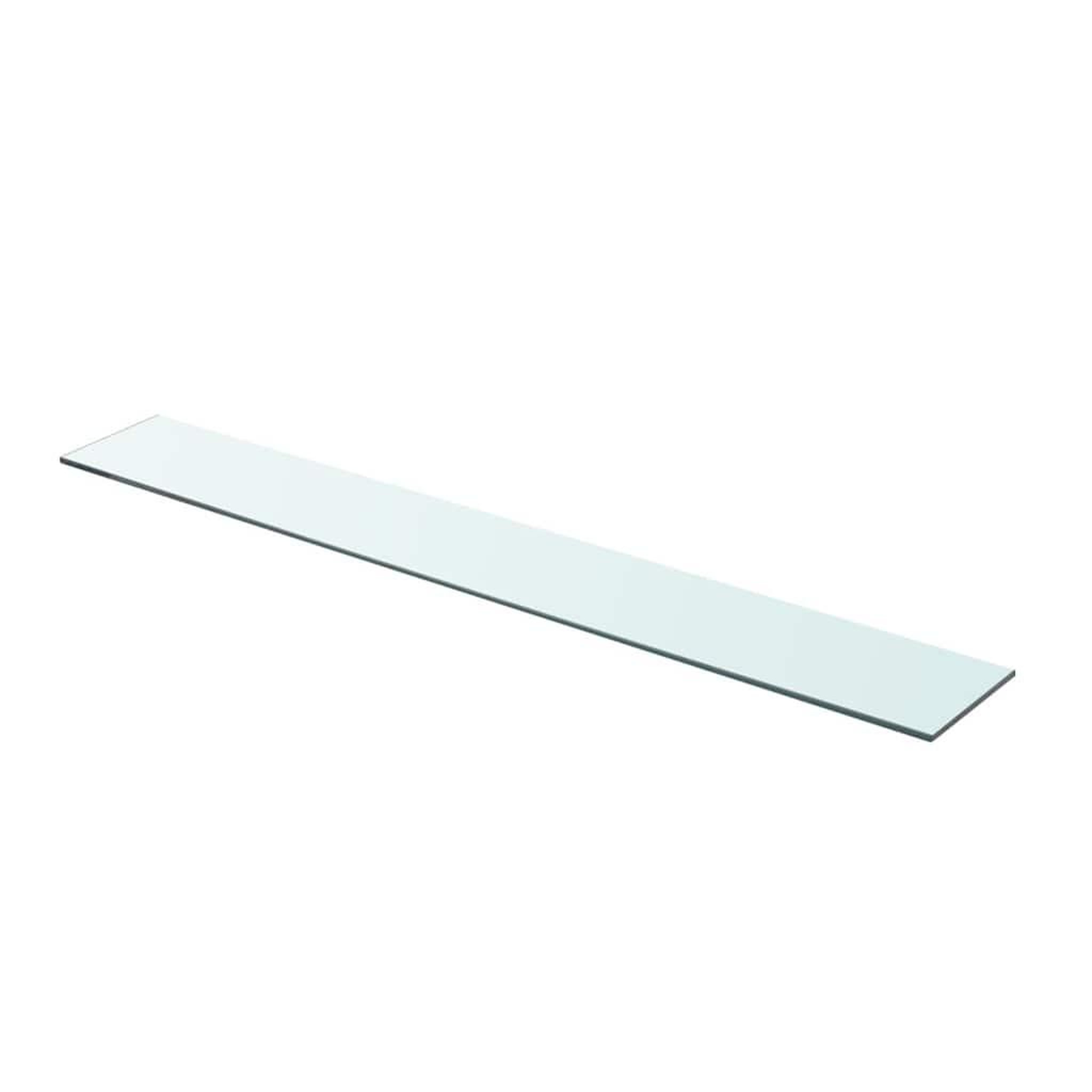 Voir la diapositive 2 : VIDAXL Panneaux d'etagere 2 pcs Verre Transparent 90 x 12 cm