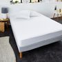 Voir la diapositive 2 : Protège matelas bouclette éponge coton imperméable et absorbant - Forme drap housse QUALITE PLUS