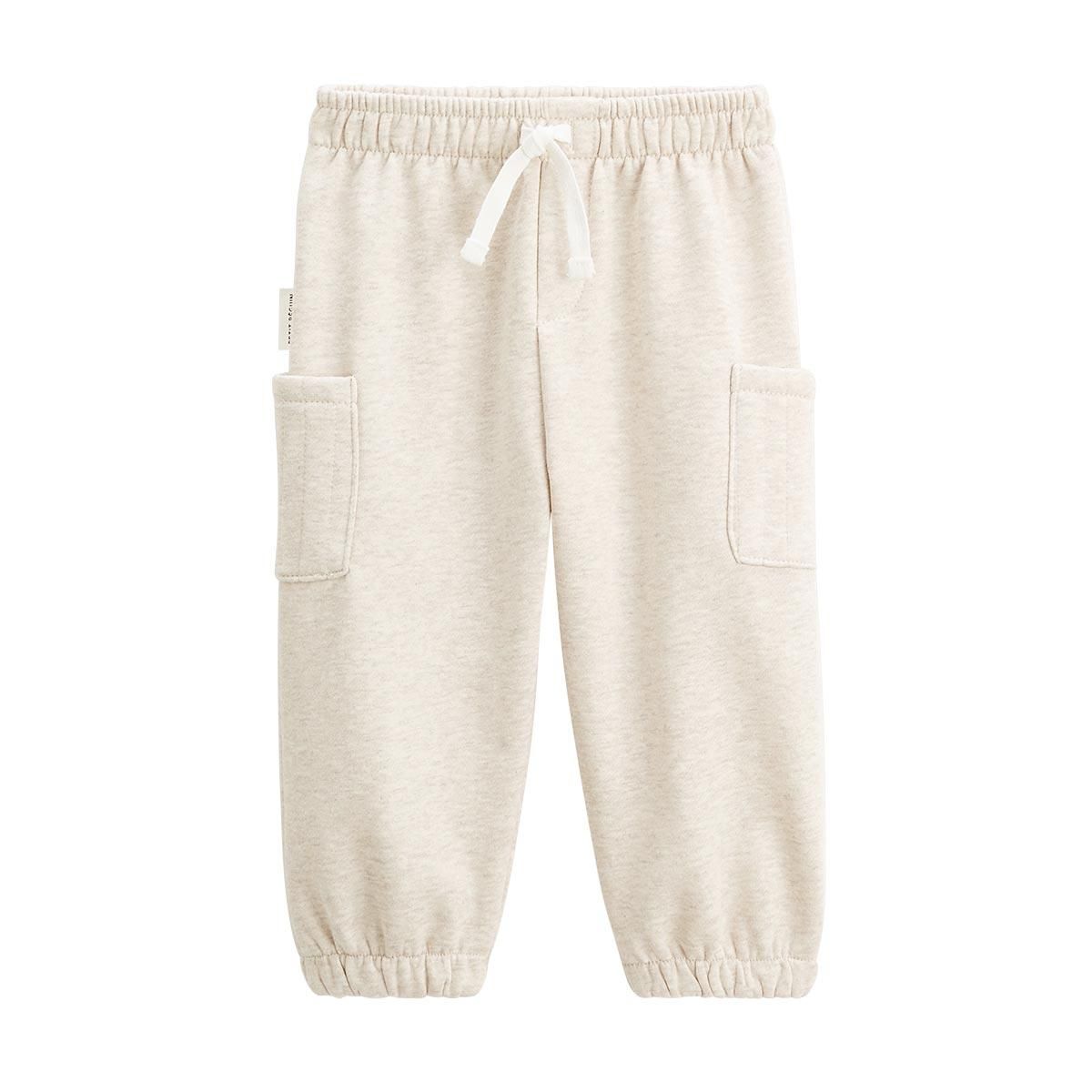 Petit Béguin Lot de 2 pantalons enfant en molleton Cracotte