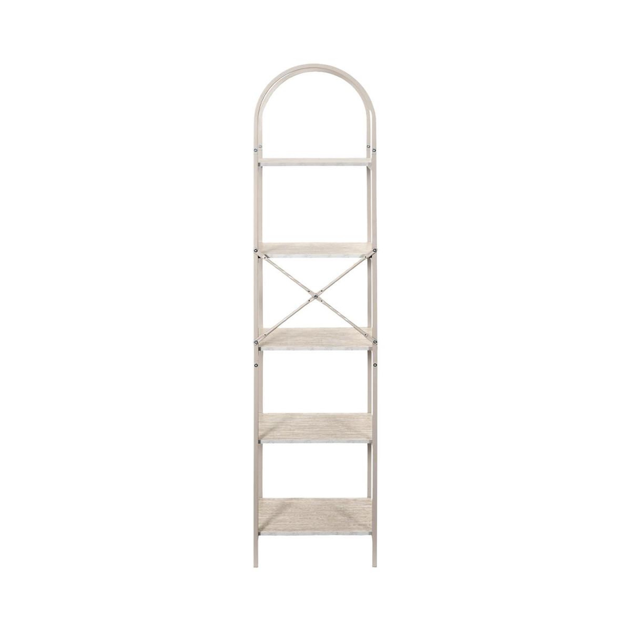 Voir la diapositive 4 : The Home Deco Factory Étagère arche 5 niveaux  terra nova  163cm beige