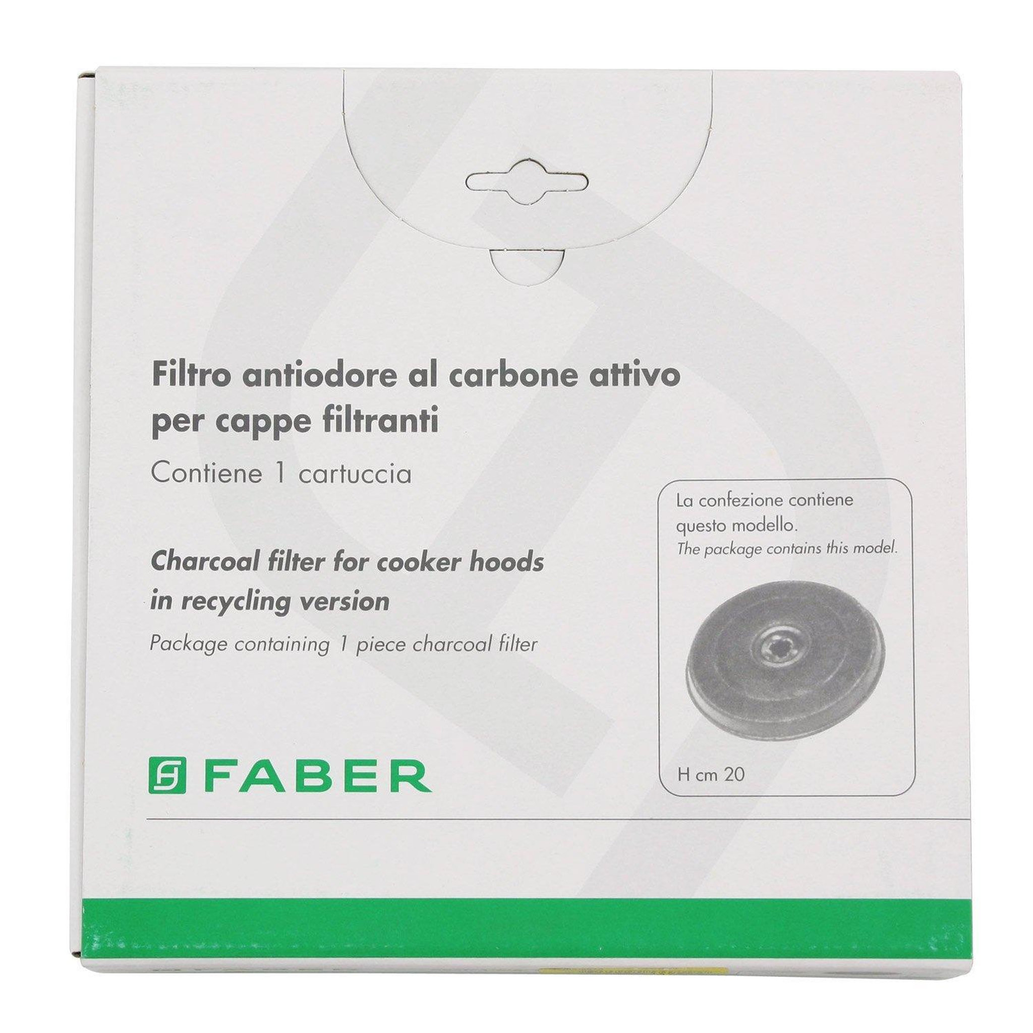 Voir la diapositive 2 : faber Filtre à charbon actif pour hotte - 5403011