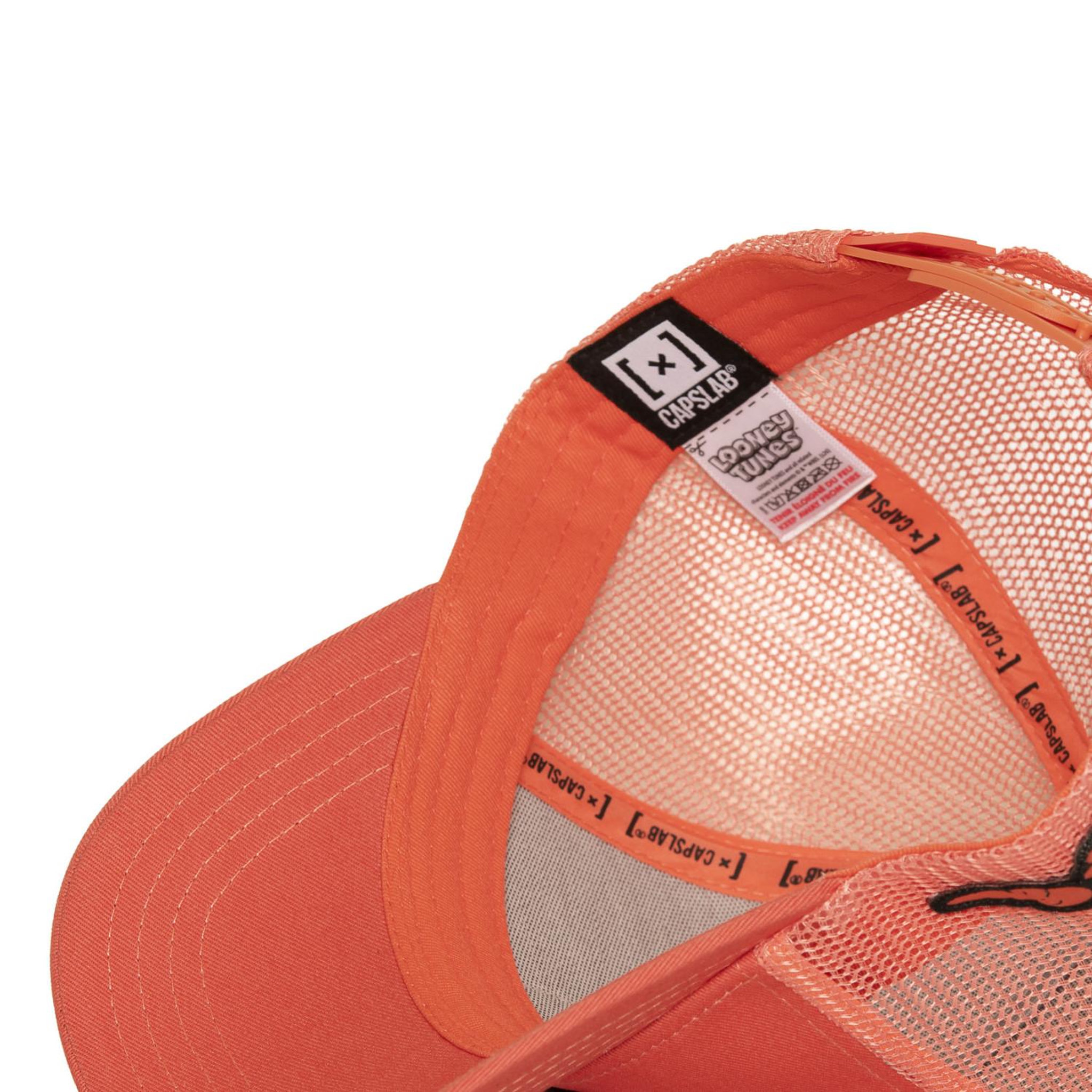Voir la diapositive 6 : CAPSLAB Casquette trucker avec filet et patch looney tunes bug