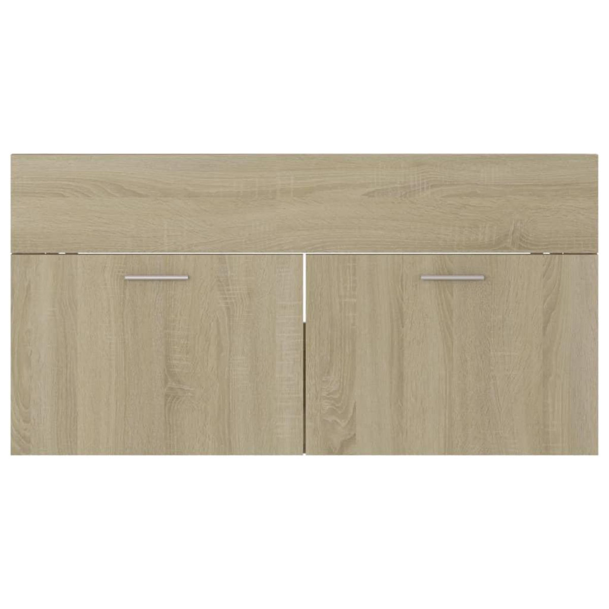 VIDAXL Armoire d'evier Chene sonoma 90x38,5x46 cm Bois d'ingenierie