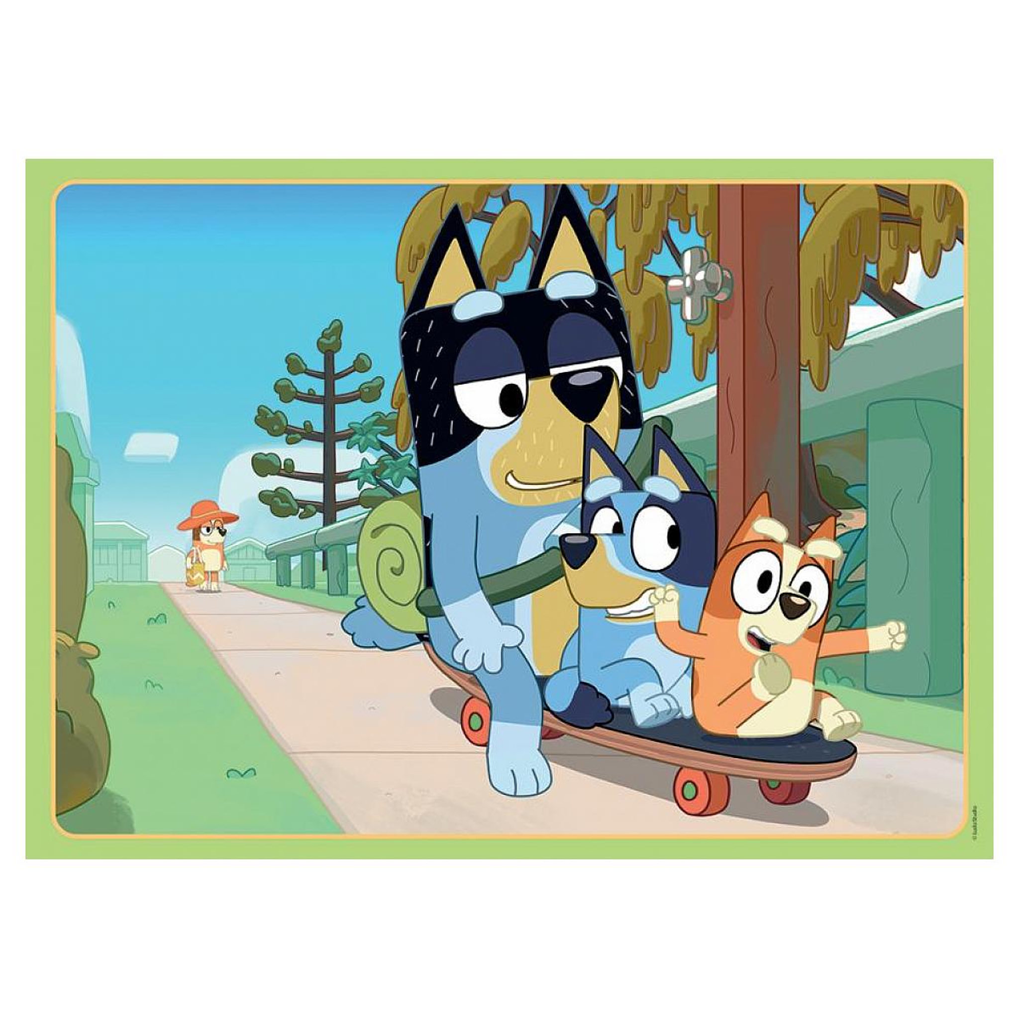 Voir la diapositive 2 : Nathan Puzzle 45 p - apres-midi en famille /  bluey