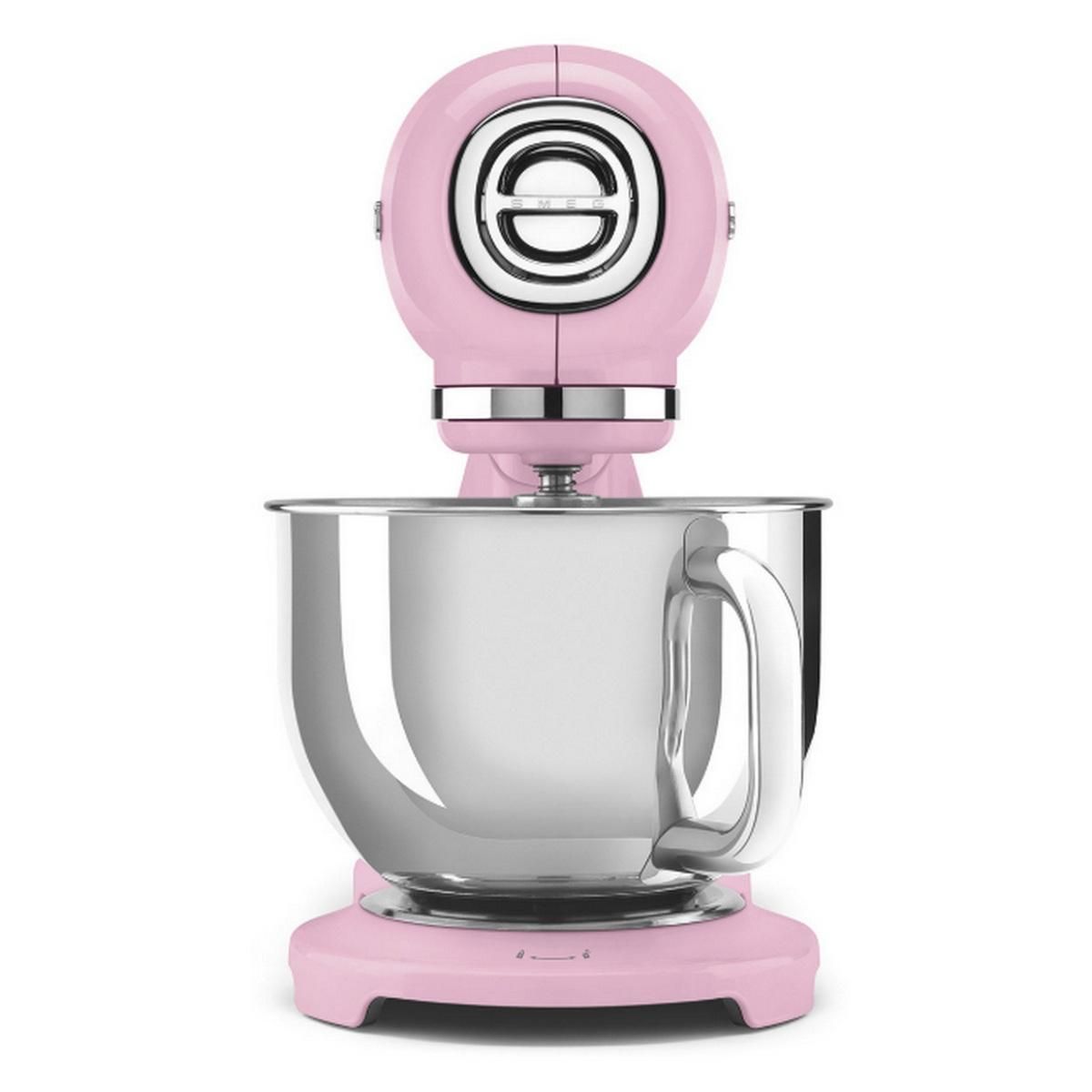 SMEG Robot pâtissier multifonctions 4.8l 1000w cadillac rose - SMF05PKEU