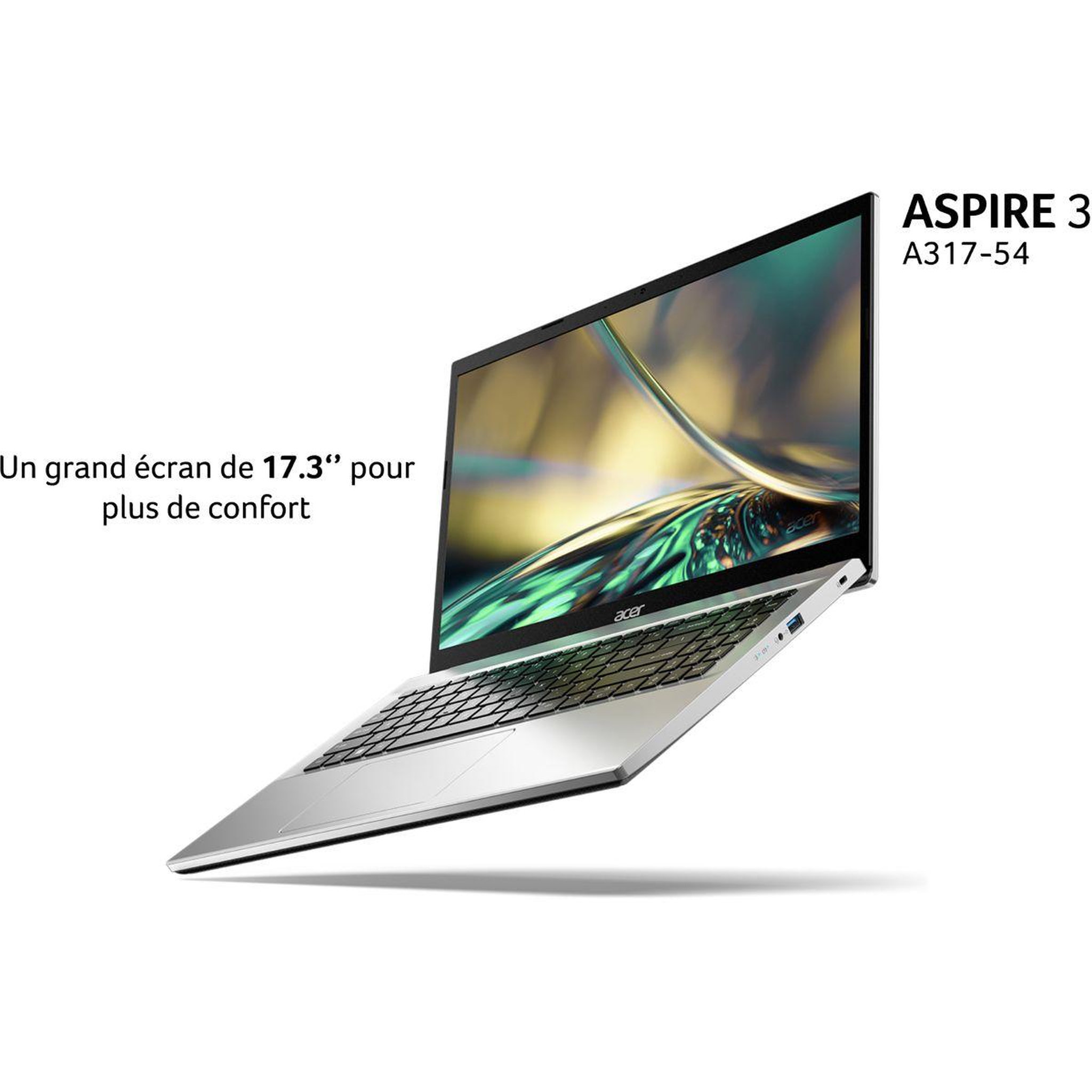 Voir la diapositive 4 : ACER Ordinateur portable Aspire A317-54-74W3
