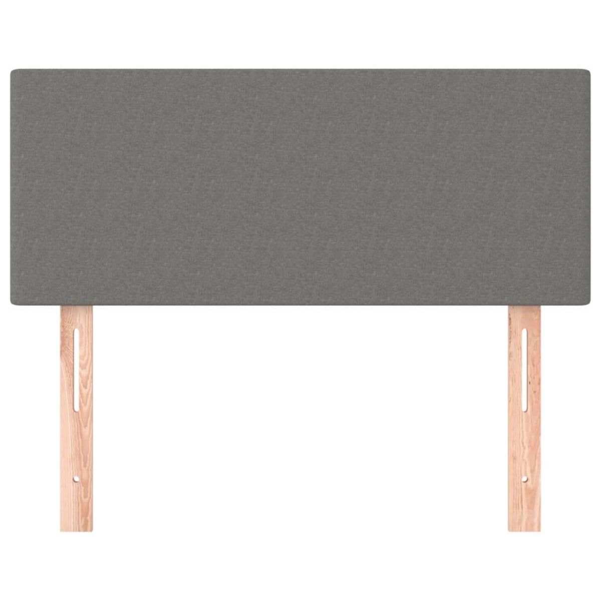 VIDAXL Tete de lit Gris fonce 80x5x78/88 cm Tissu