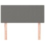 Voir la diapositive 3 : VIDAXL Tete de lit Gris fonce 80x5x78/88 cm Tissu
