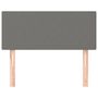 Voir la diapositive 3 : VIDAXL Tete de lit Gris fonce 80x5x78/88 cm Tissu