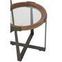 Voir la diapositive 4 : Paris Prix Lot de 2 Tables d'Appoint en Verre  Luki  60cm Naturel