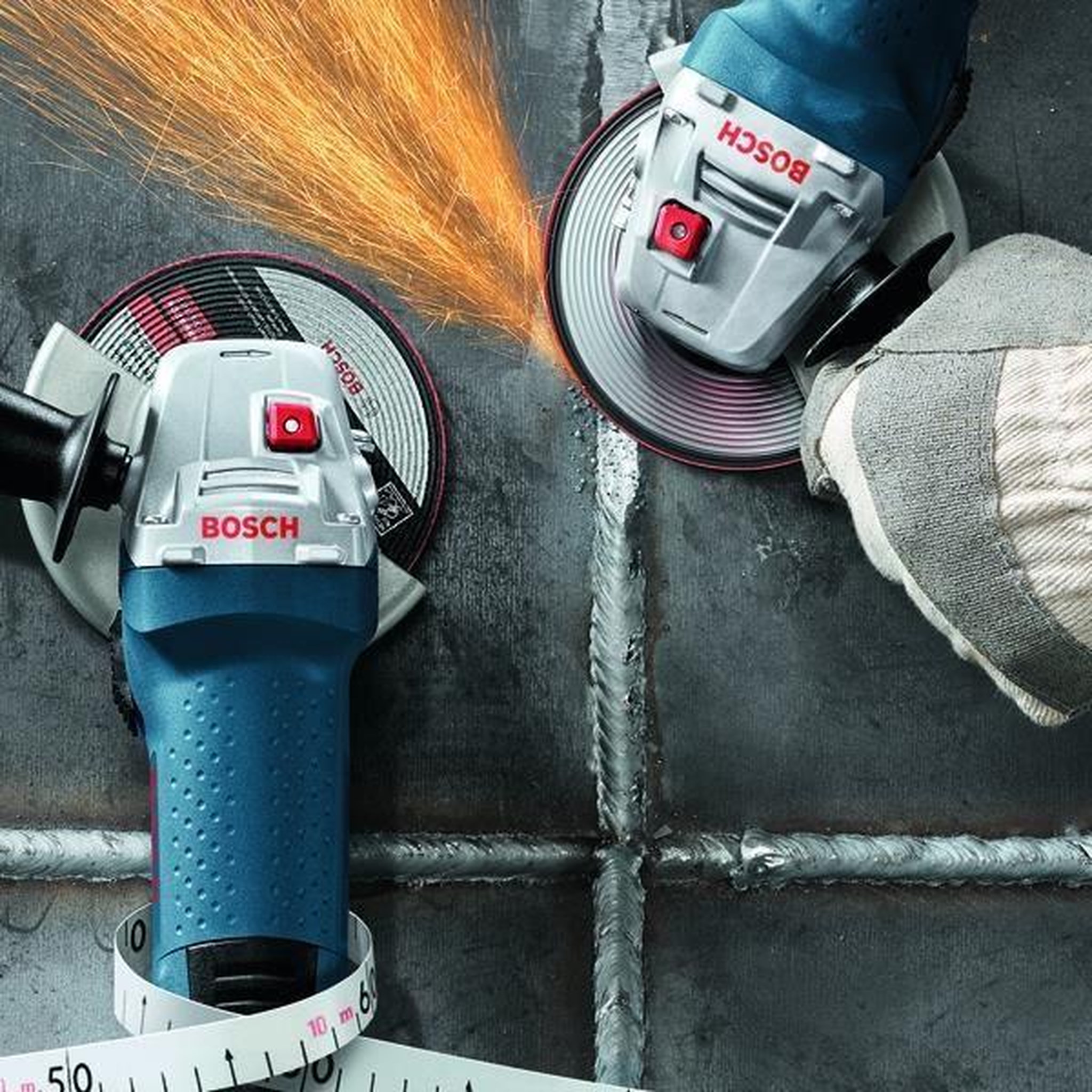 Voir la diapositive 3 : BOSCH Bosch professional meuleuse d'angle gws750 - 125mm - 750w - métal - 11000 tours/min