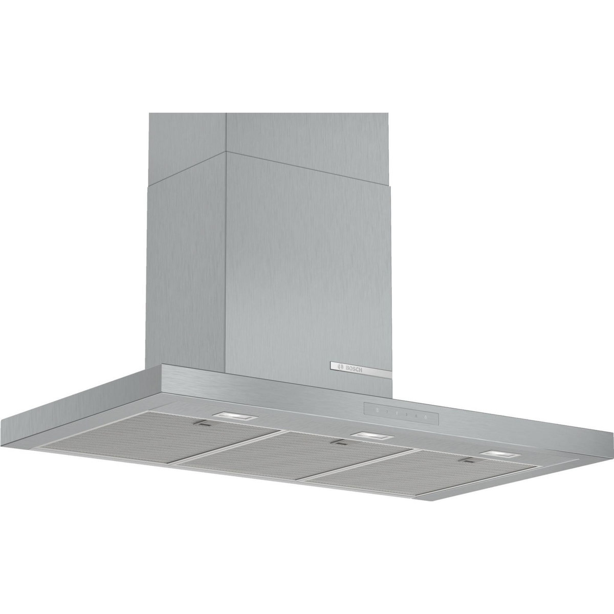 BOSCH Hotte décorative murale 90cm 55db 721m3/h inox - dwb97cm50
