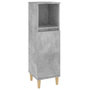 Voir la diapositive 2 : VIDAXL Armoire de salle de bain gris beton 30x30x100 cm