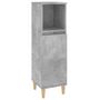 Voir la diapositive 2 : VIDAXL Armoire de salle de bain gris beton 30x30x100 cm