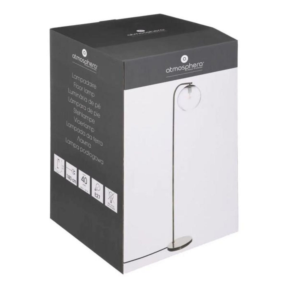 ATMOSPHERA Lampadaire Design  Midnight Garden  153cm Mordoré