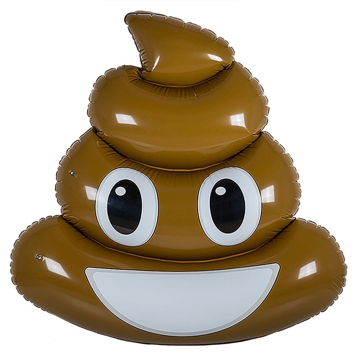 Matelas gonflable Emoji Poop - dimensions 140 cm