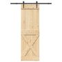 Voir la diapositive 1 : VIDAXL Porte coulissante et kit de quincaillerie 70x210 cm pin massif