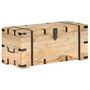 Voir la diapositive 1 : VIDAXL Coffre 90x40x40 cm Bois solide de manguier