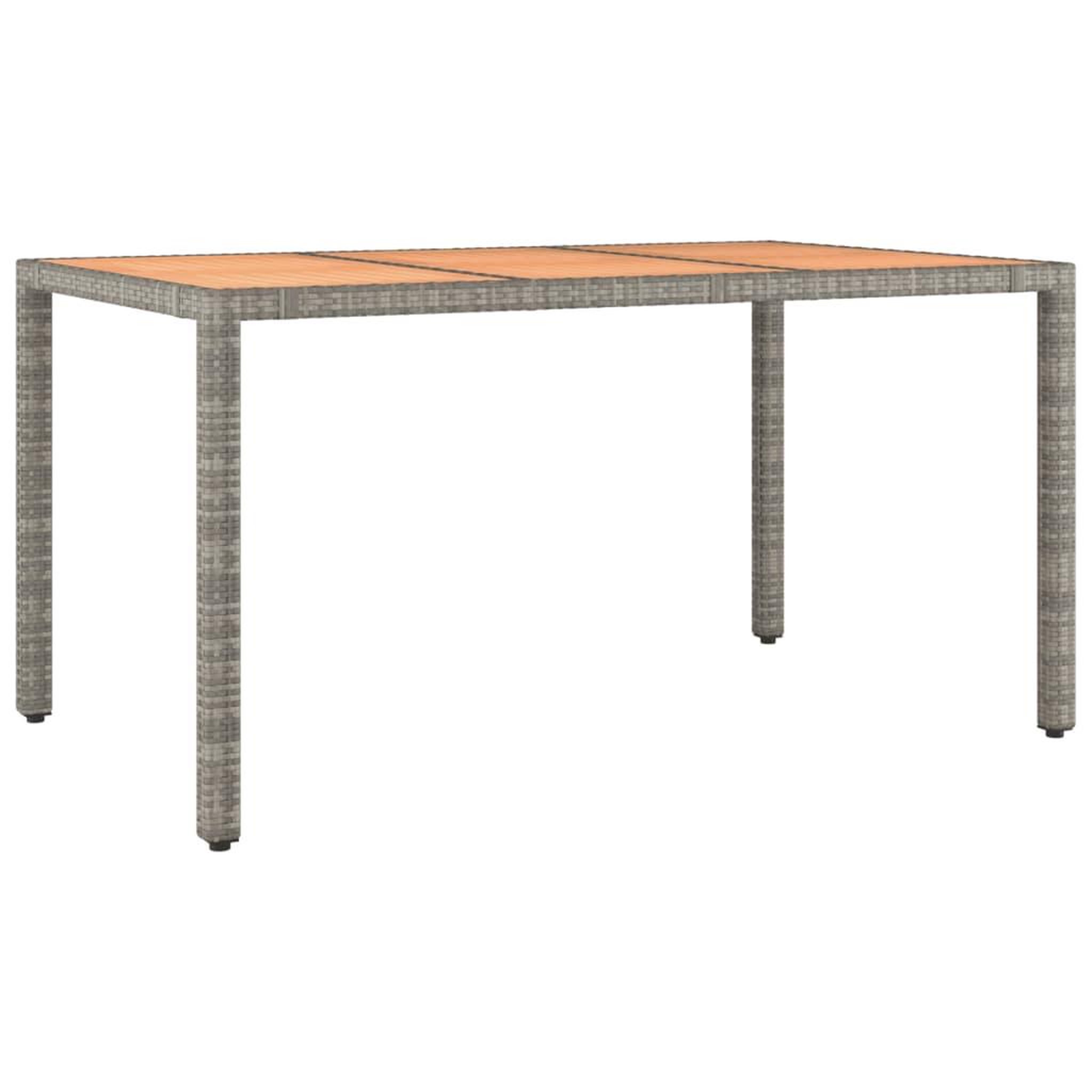 Voir la diapositive 4 : VIDAXL Ensemble de bistro de jardin 5 pcs coussins gris poly rotin