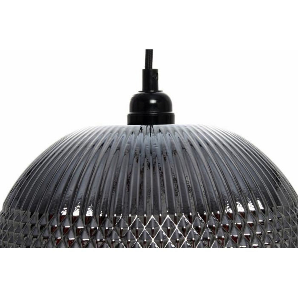 Paris Prix Lampe Suspension en Verre  Neptun  26cm Argent