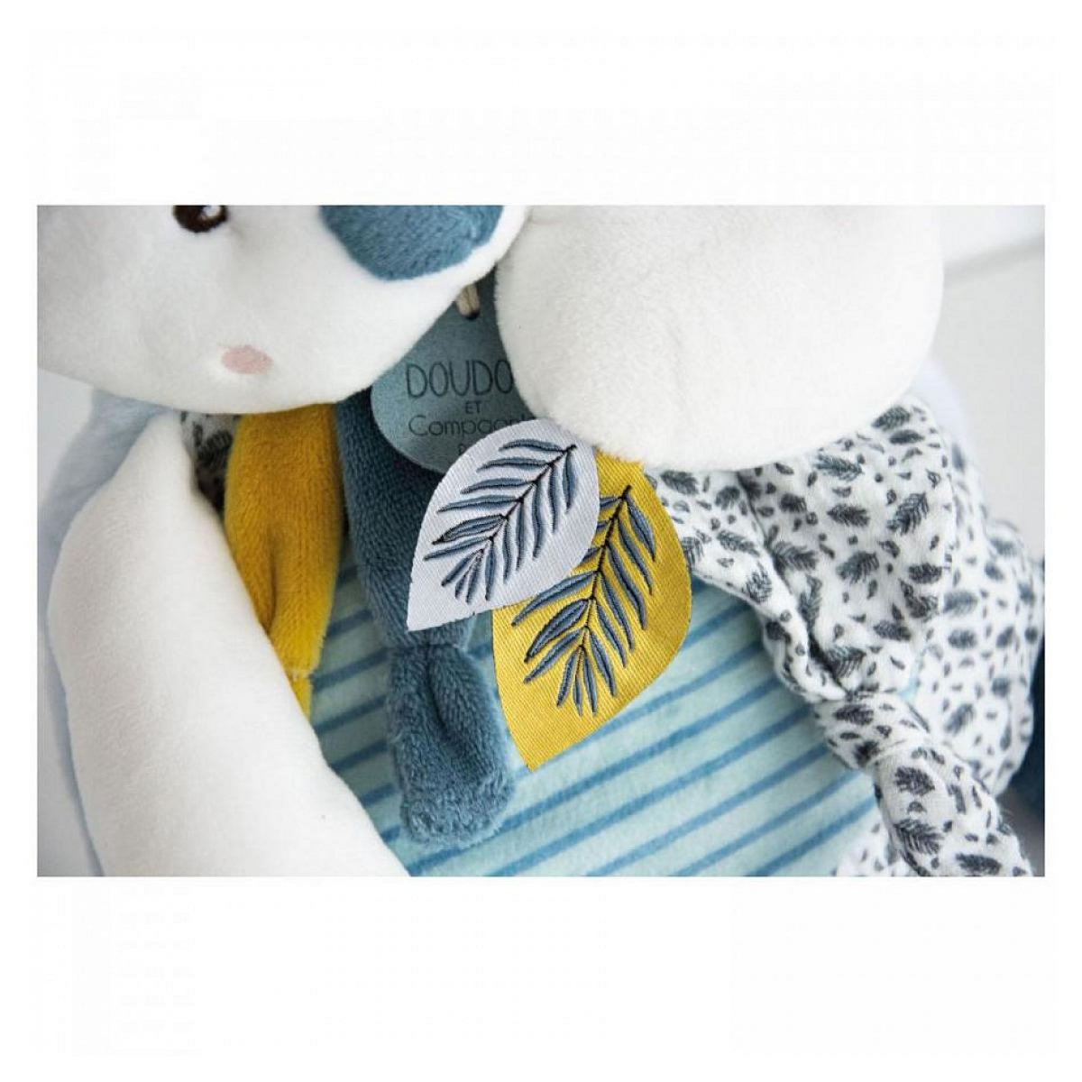 DOUDOU ET COMPAGNIE Yoca le koala - pantin koala gm avec bebe & anneau de dentition