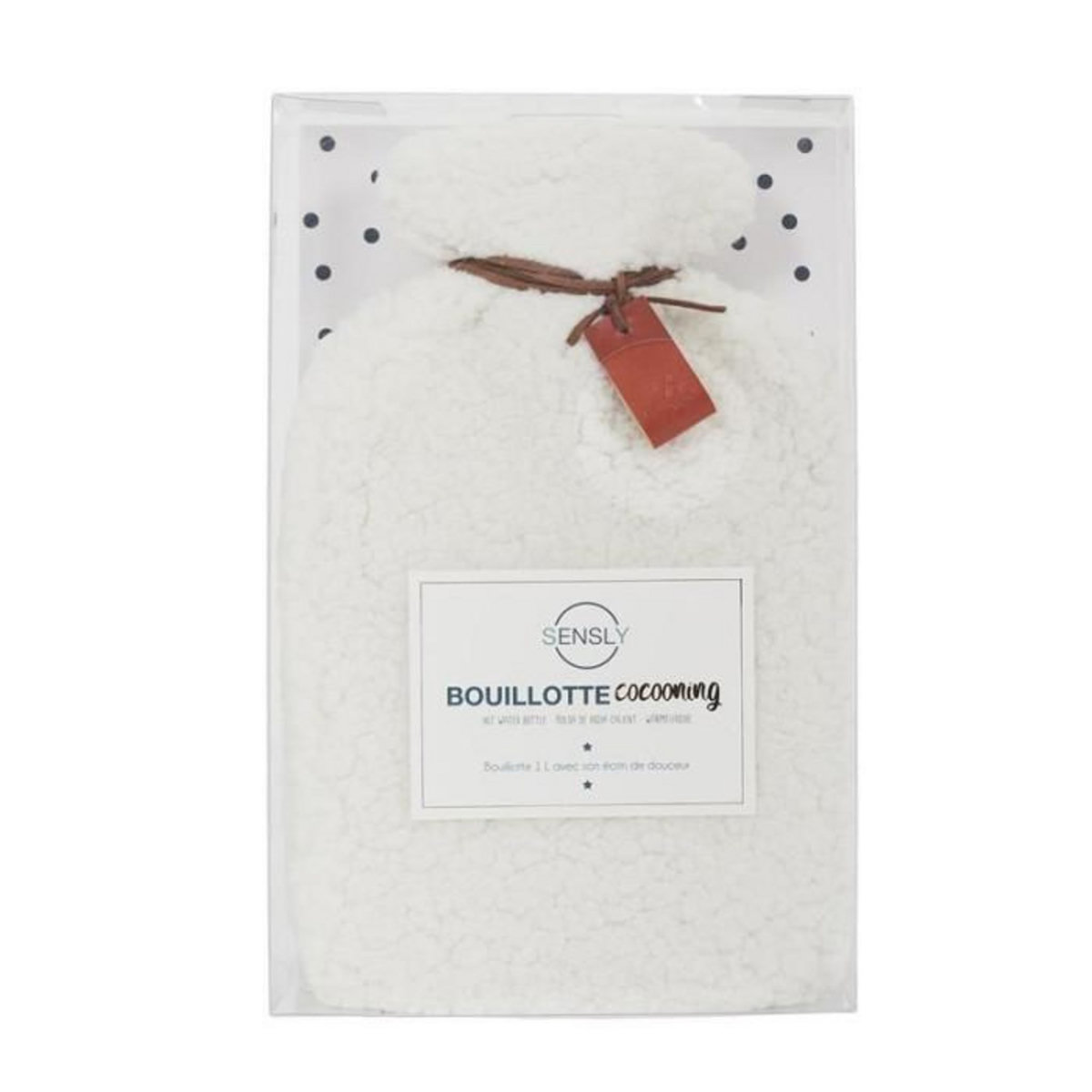 Paris Prix Bouillotte Cocooning  Sherpa  1L Blanc