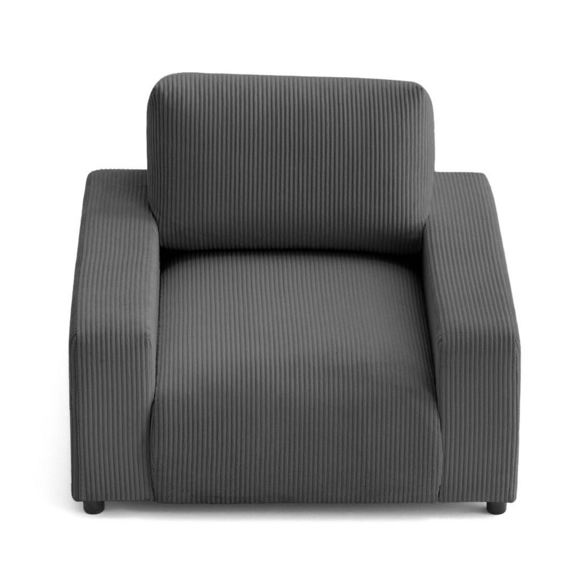 LISA DESIGN Pivoine - fauteuil en velours côtelé