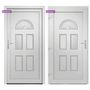 Voir la diapositive 5 : VIDAXL Porte d'entree Blanc 88x200 cm PVC
