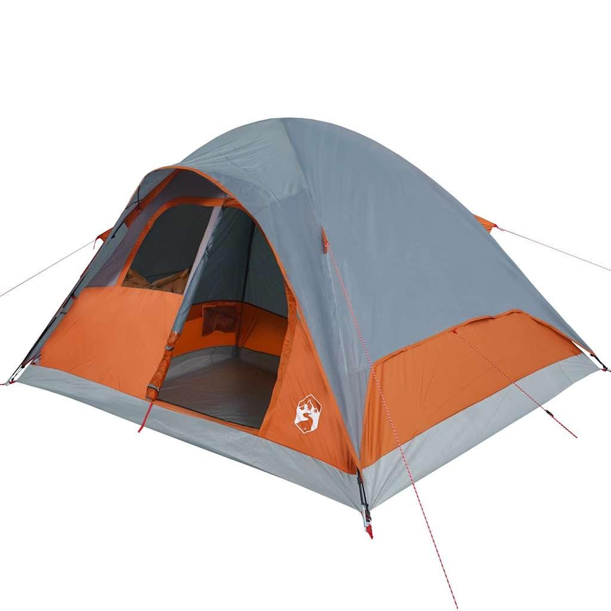 Voir la diapositive 5 : VIDAXL Tente familiale a dome 6 personnes orange impermeable