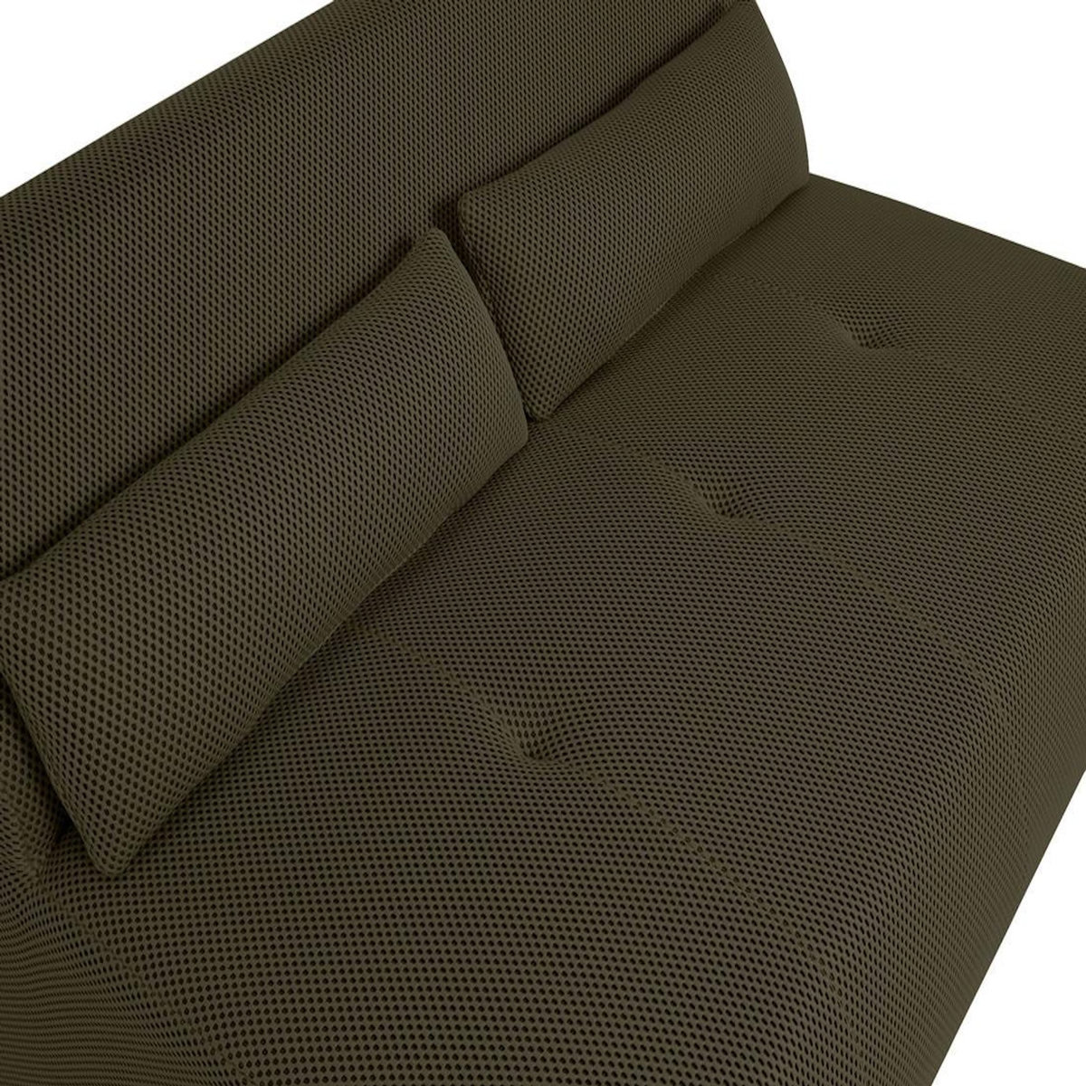 LISA DESIGN Onyx - canapé droit 2 places - en tissu mailles 3d